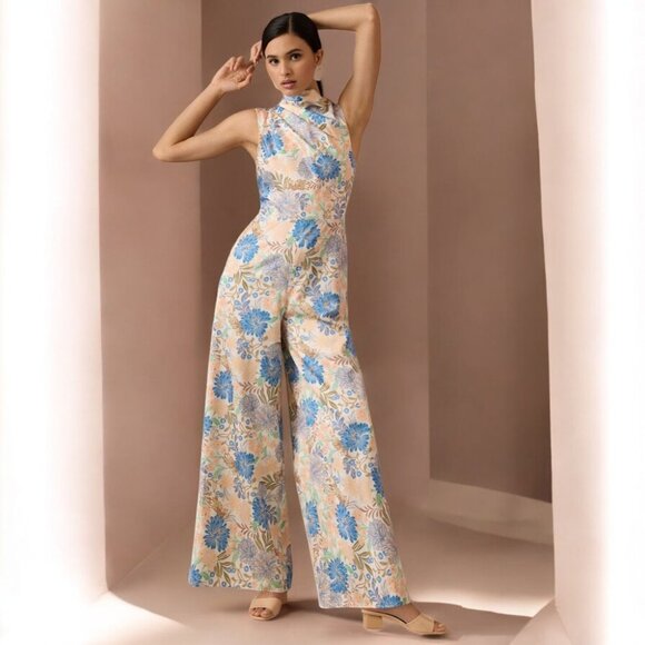 NWT Significant Other Lana Wide Leg Jumpsuit in Daylight Floral - Picture 2 of 10